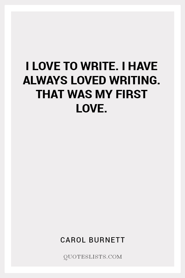 true love quote by Carol Burnett